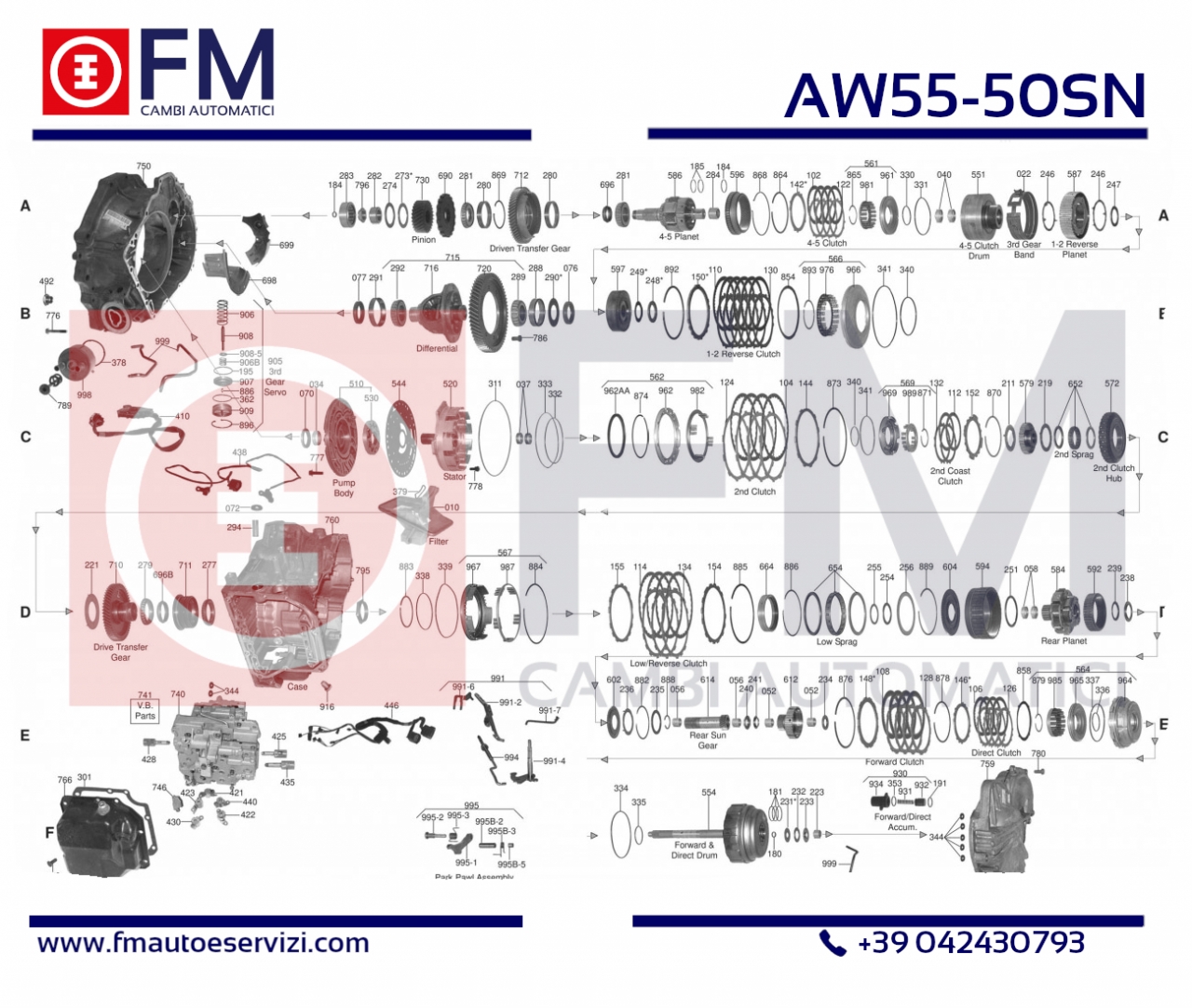 CAMBIO AISIN WARNER AW5550SN   