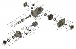 COMPLETE REAR DIFFERENTIAL REBUILT FM SUITABLE TO 55263470 2