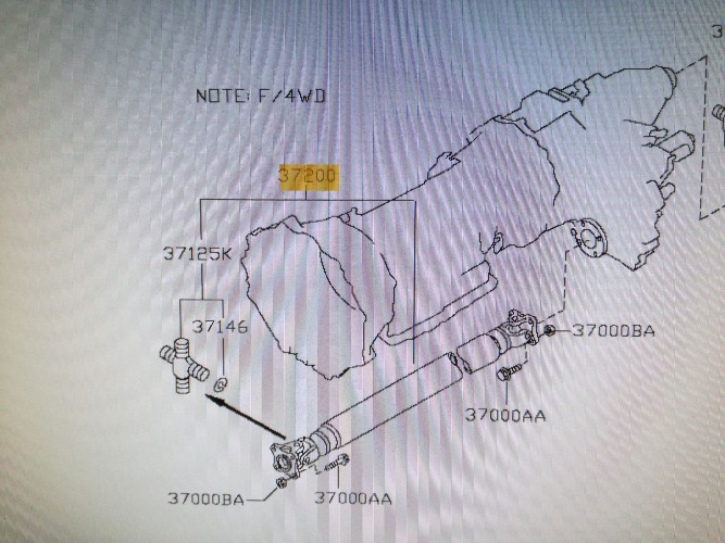 ALBERO DI TRASMISSIONE ANTERIORE ADATTABILE A OEM 37200-EB300-37200EB30A - 372005X30A - 37200EB300