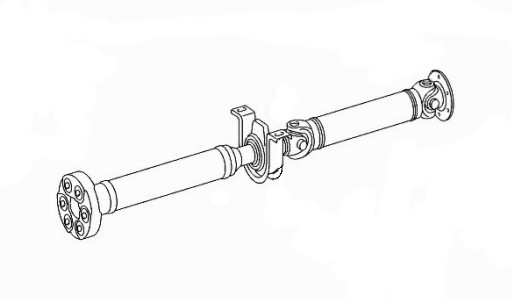 PROPSHAFT NEW SUITABLE TO A9064103616