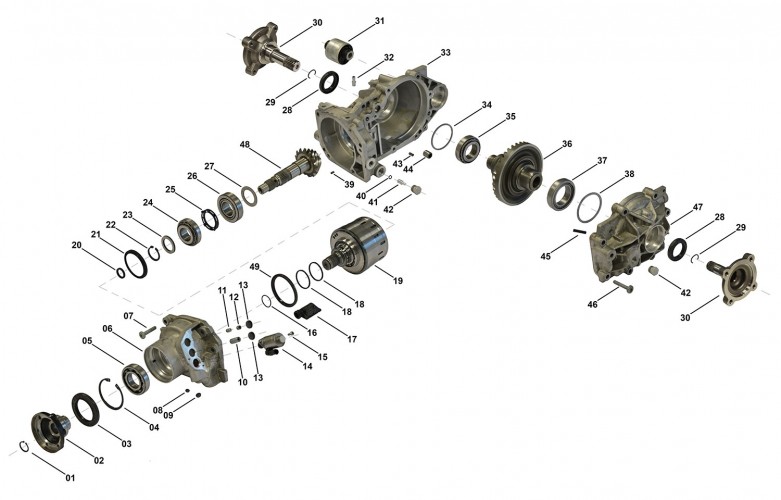 ESPLOSO DIFFERENZIALE FIAT PANDA 55263470 