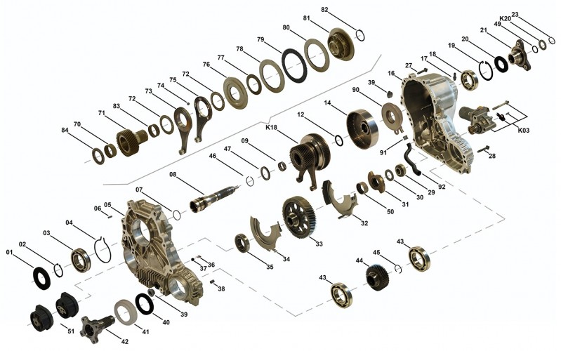 SILENT BLOCK - CUSCINETTO CAMBIO - PER RIPARTITORE BMW COMPATIBILE CON 22316773125 - 22316750858 - 22316773693