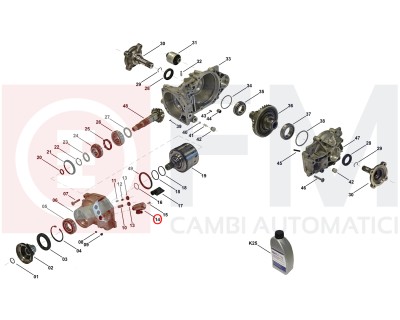 SOLENOIDE DIFFERENZIALE POSTERIORE FIAT - MERCEDES BENZ