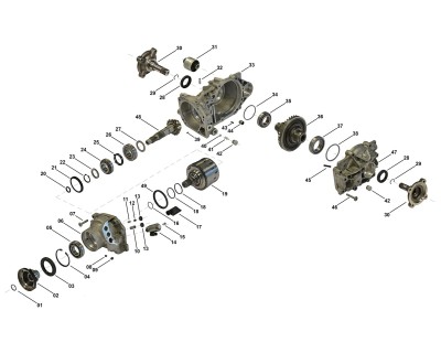ESPLOSO DIFFERENZIALE FIAT PANDA 55263470