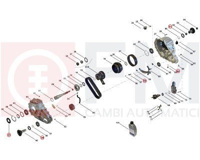 KIT GUARNIZIONI RIPARTITORE ML CODICE A1642801200 - A1642800800